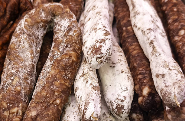 istock Salchichon in a butcher shop 2232971201