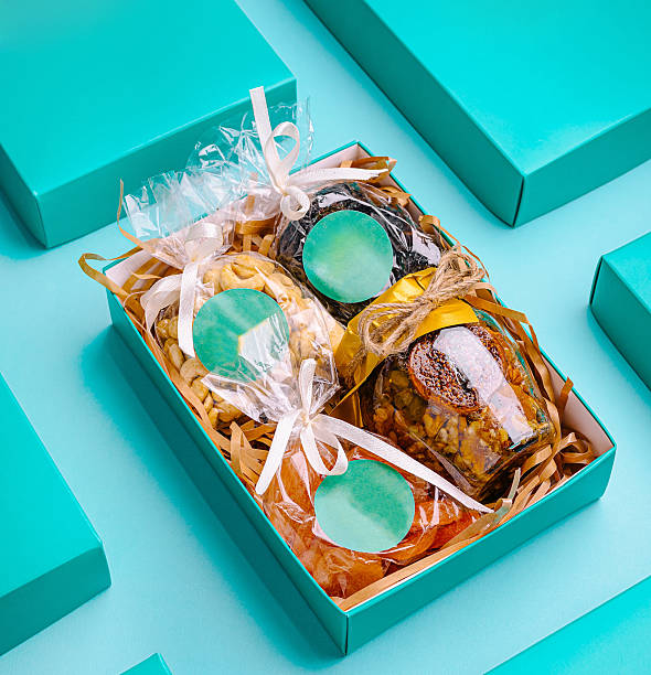 Unique gift box filled with assorted snacks and treats for any occasion