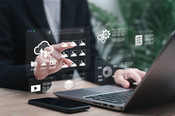 istock Data Analysis Technology for Business Concept, Businesswoman Using AI Tools to Analyze Images, Videos, Fast Digital Processing, Business Intelligence, Data Visualization, Machine Learning, Innovation 2232972341