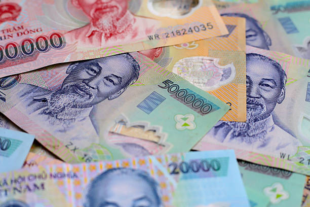 istock Vietnamese dong banknotes. Money concept 2232974746