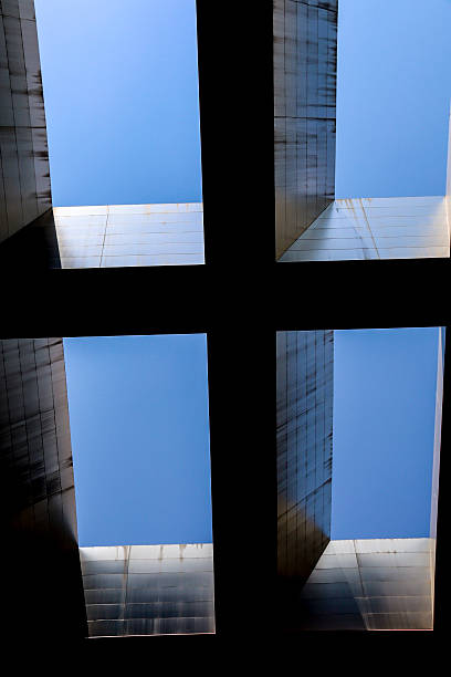 istock Modern building roof with square openings 2232981965