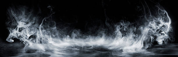 istock Smoke And Fog With With Empty Center And Abstract Demons 2232984298