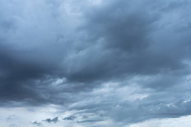 istock Dramatic gray and dark blue storm clouds fill the sky High resolution image of a cloudy sky 2233001684