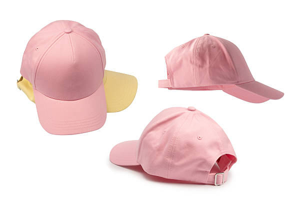istock Pink and yellow cap isolated on white background. 2233006751