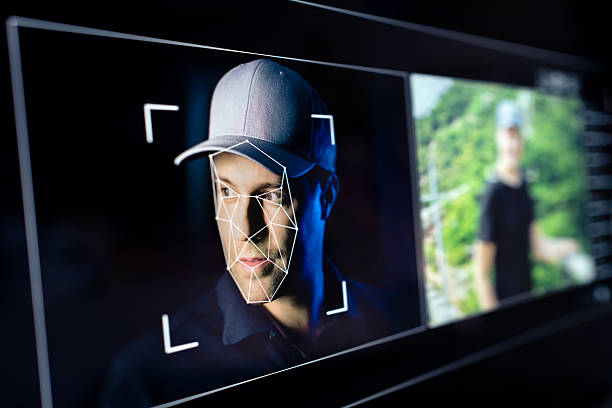 istock Deepfake, AI deep fake fraud or id scam. Face recognition. Identity theft with artificial intelligence technology. Video or photo editing with facial swap. People detection. 2233007535
