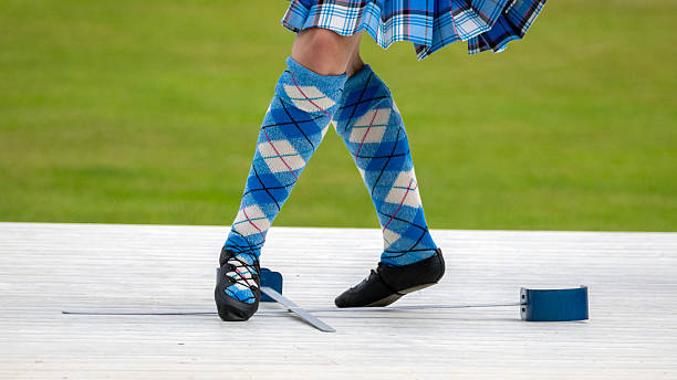 istock Feet of a Highland Dancer performing the Sword Dance 2233013465