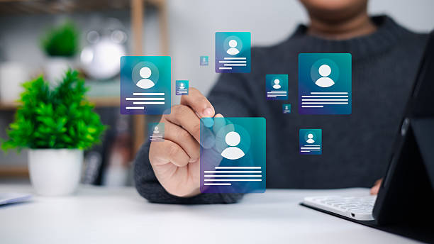 istock Digital recruitment technology, HR system, human resources management, job candidate profile selection 2233015366