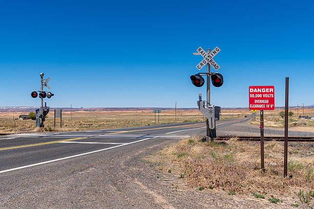 istock Empty Train Crossing in Arizona Near Monument Valley, USA 2233015927