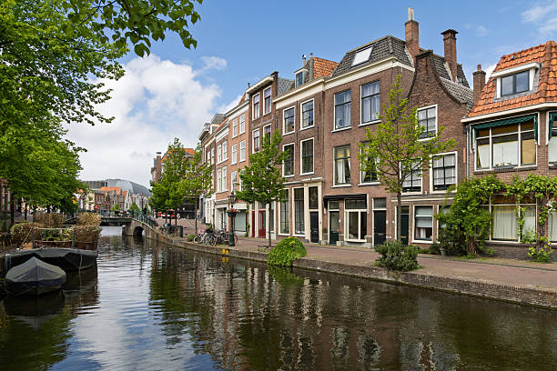 istock A serene canal in Leiden the Netherlands. 2233027407
