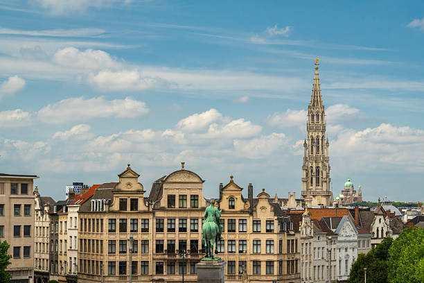 istock Mont des Arts on Sunny Day. Brussels, Belgium 2233027725