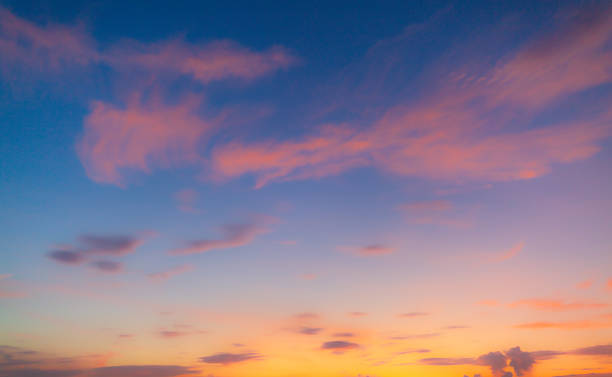 istock Colorful morning sky and clouds backdrop,Sunset sky for background or sunrise sky and cloud at morning. 2233030744