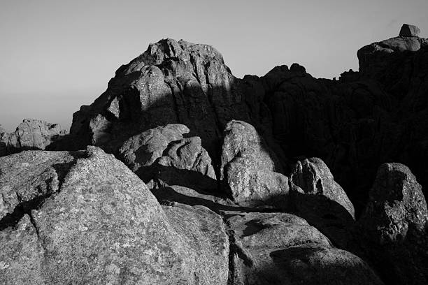 istock View fo the rocky cliffs high in the mountains at nightfall 2233036429