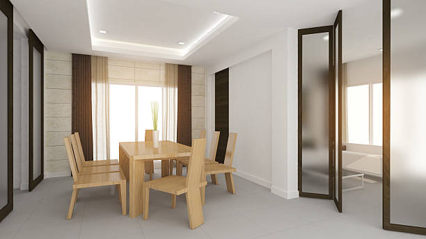 istock A pantry and dining area,residential area, 3d rendering. 2233038733