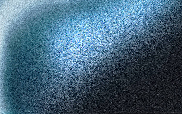 istock Abstract blue glowing shape on soft grainy textured artistic  dark backdrop, abstract blue soft grunge banner, dynamic soft  noise texture poster background 2233041129