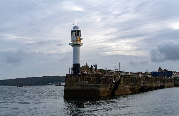 The Harbour Lighthouse in Penzance, Cornwall, UK