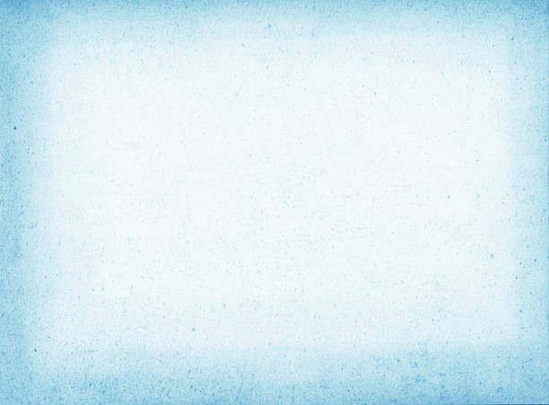 istock Grunge blue print texture with line border background 2233050895