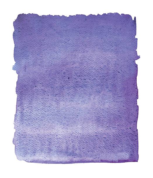 istock Abstract purple watercolor texture background. Watercolor granulating paint on rough watercolor paper. 2233064934