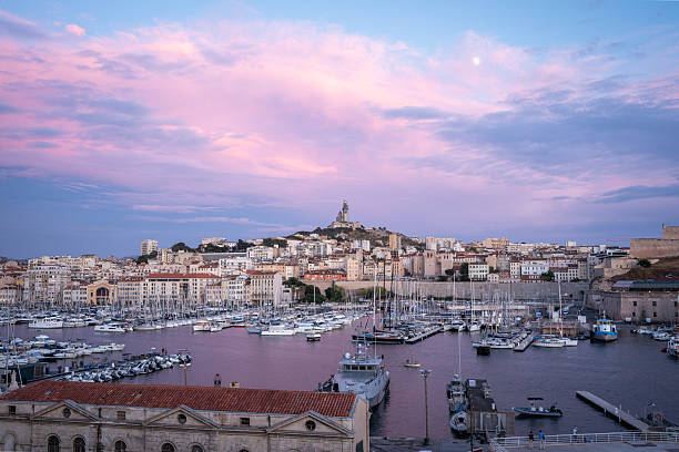 Old Port of Marseille at Sunset