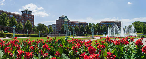 Park with Fountains in Mannheim