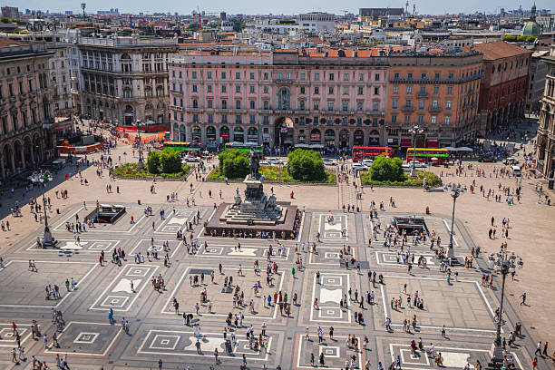 istock Piazza del Duomo in Milan, Italy from Above 2233073647