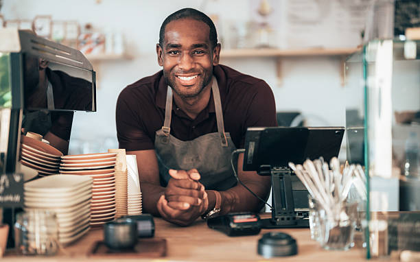istock Local coffee shop owner 2233075036