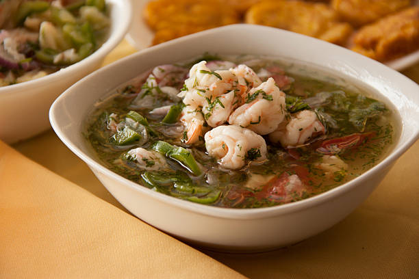 Seafood Tom Yum Soup - Thai Spicy Soup is a basic Thai menu that is very delicious. Especially during this rainy season, when the weather is cold, if you can sip hot and spicy Tom Yum soup, it will warm your body and also relieve your throat because of the fragrant smell of herbs such as galangal, lemongrass, and kaffir lime leaves.