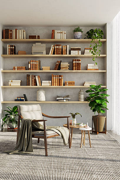 istock Large luxury modern bright interiors Living room mockup illustration 3D rendering image 2233078117