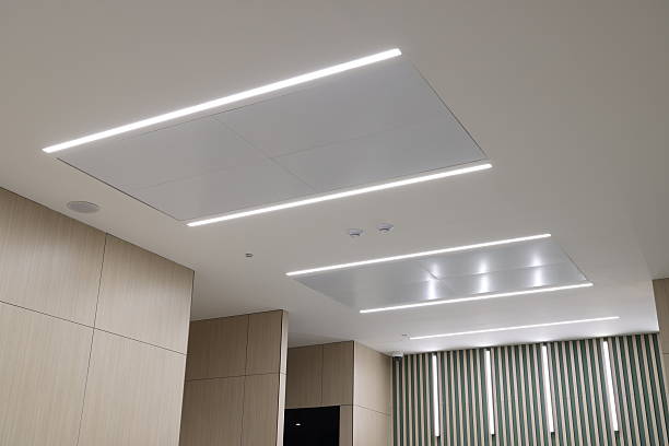 istock Modern office ceilings use advanced LED lighting to enhance elegance and ambiance 2233082028