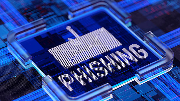 istock Phishing - financial concept text on cpu. Digital payments. Data breach concept symbolizing a cyber threat targeting digital payments and data breaches. 2233083153