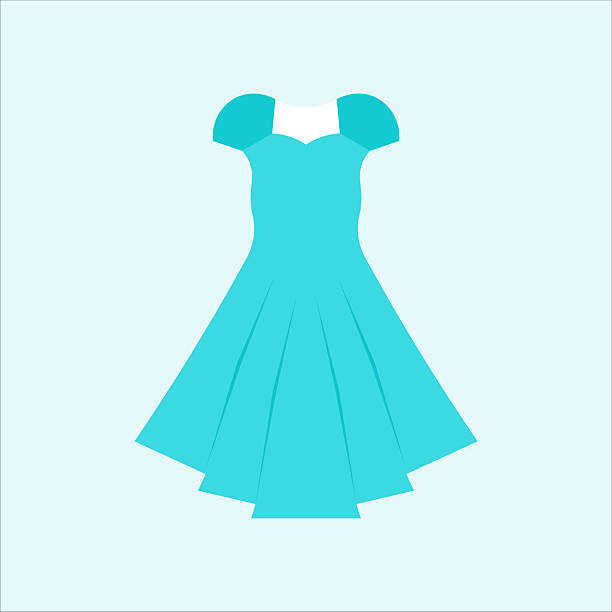 istock Illustration of a Dress icon. icon related to design elements. suitable for web site, app, user interfaces,element, printable etc. flat icon style. simple vector design editable 2233105344