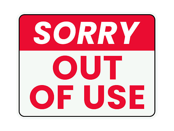 istock Sorry Out of Use Sign, Sticker, Label, Poster 2233106849