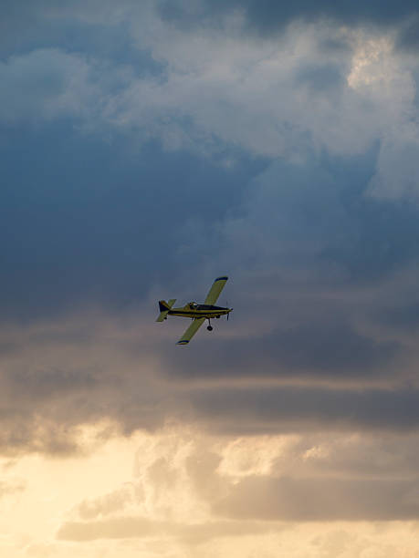 istock Crop duster spraying crops in the Ebro Delta 2233110727