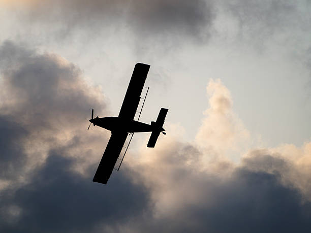 istock Crop duster spraying crops in the Ebro Delta 2233110763
