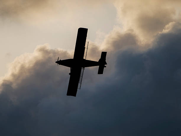 istock Crop duster spraying crops in the Ebro Delta 2233110828