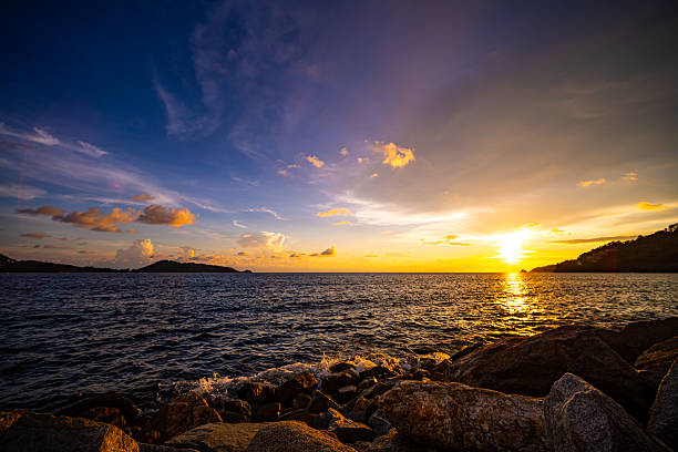 istock Beautiful sunset or sunrise clouds background,Sky nature composition,Amazing natural clouds sky background 2233112671