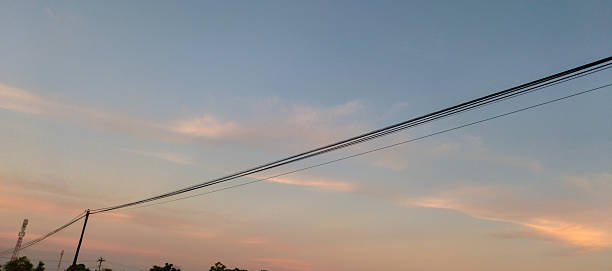 istock the view of the sky approaching evening and night 2233117486