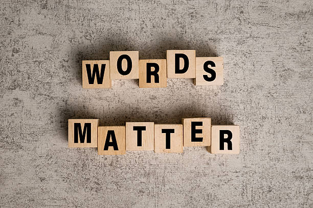 istock words matter words text on wooden blocks on the table surface 2233117890