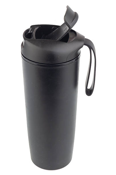 istock Modern Black Water Bottle on White Background 2233123413