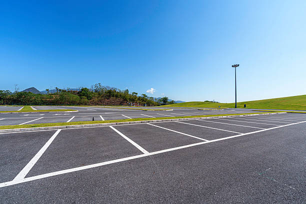 istock parking lot in city park 2233127518