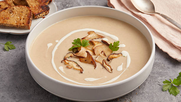 istock Quick creamy mushroom soup 2233129852