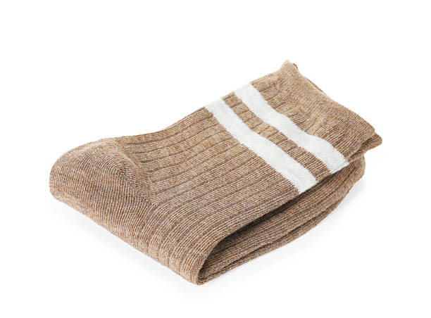 istock Pair of soft socks isolated on white 2233133739