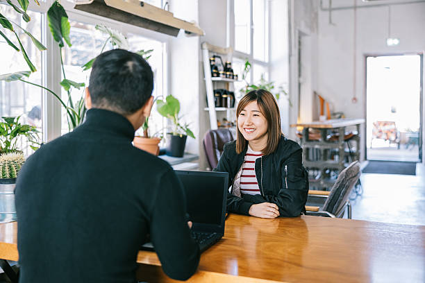 istock Business Meeting in Modern Cafe with Relaxed Atmosphere 2233135288