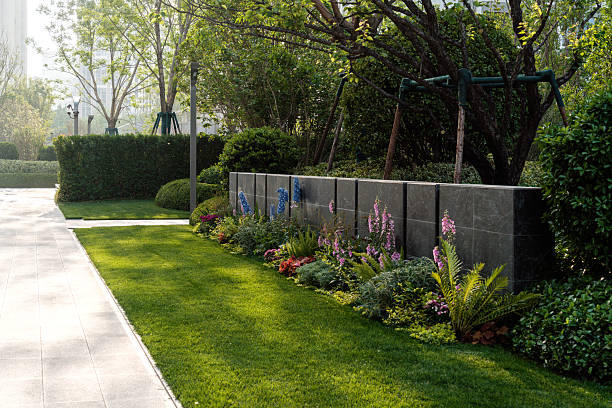 Garden gate opening into a lovely summer garden
