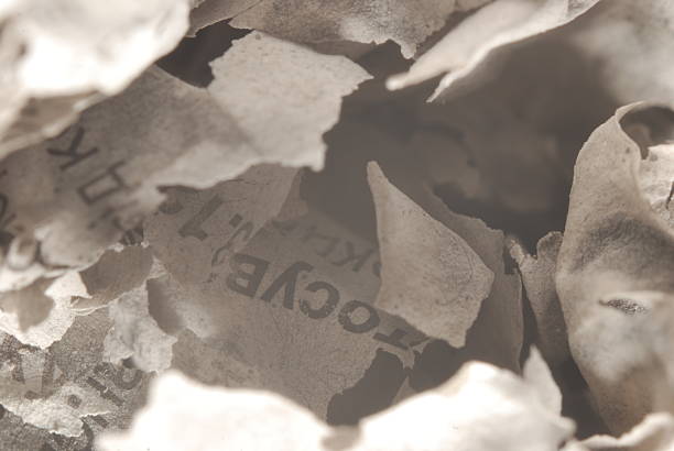 A large paper tear with drop shadow and clipping path, on white.