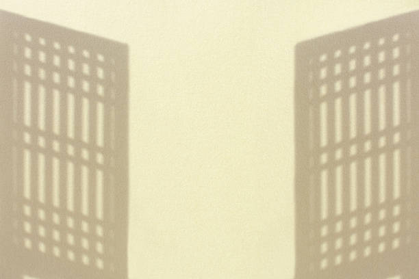 Traditional Korean window frame shadows and copy space.\nChuseok, Lunar New Year image