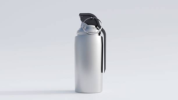 istock A 3d rendering of tear gas canister. 2233147533