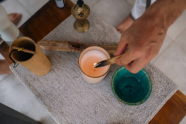 istock Aromatherapy with palo santo outdoors 2233151416
