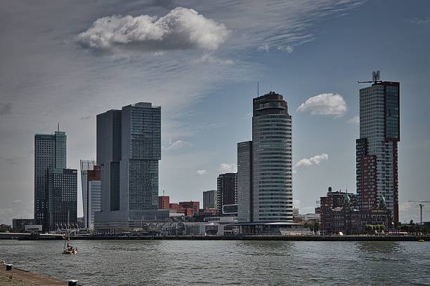istock Rotterdam skyline with modern skyscrapers. 2233151640