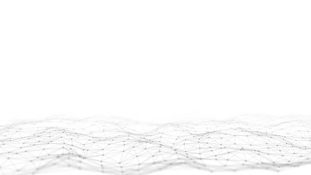 istock Wave with motion dots. Abstract digital background. Concept connection big data. Futuristic technology backdrop. 3D rendering. 2233151820