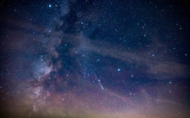 istock Milky way stars and constellations with a galaxy background. 2233153717
